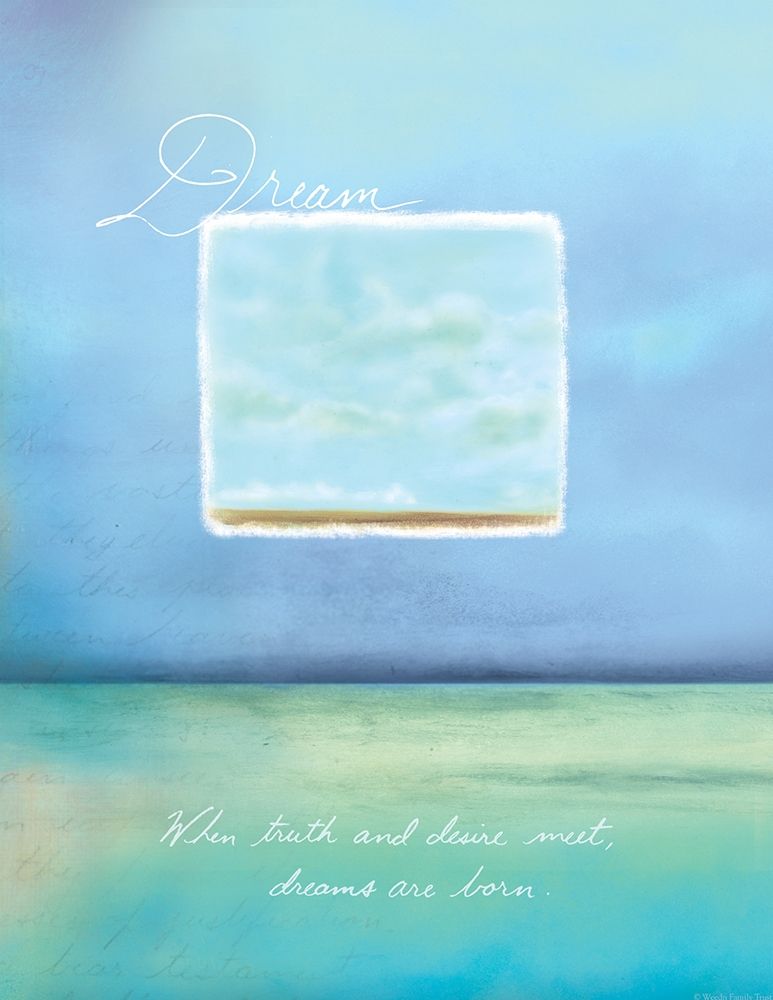 Dream Inspirational art print by Frontline for $57.95 CAD