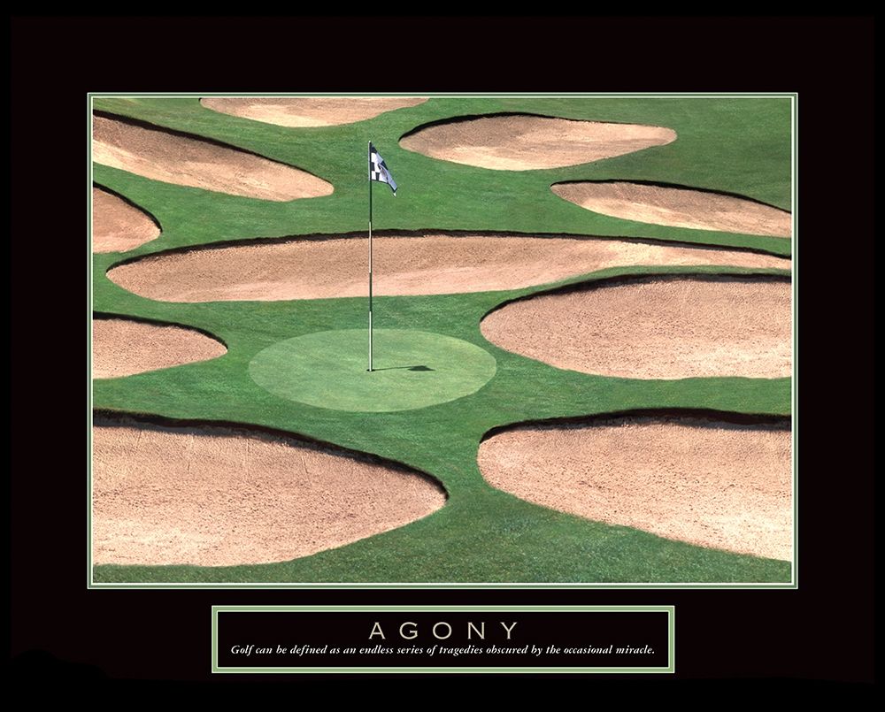 Agony - Golf Traps art print by Frontline for $57.95 CAD