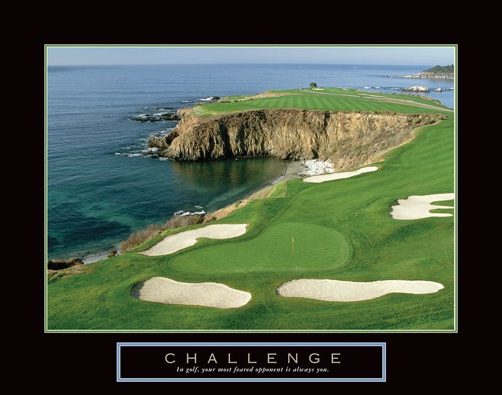 Challenge - Golf by the Sea art print by Frontline for $57.95 CAD
