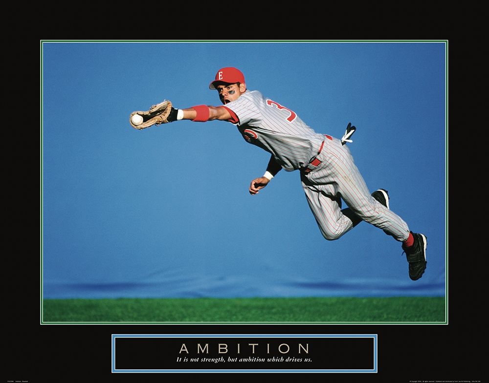 Ambition - Baseball art print by Frontline for $57.95 CAD
