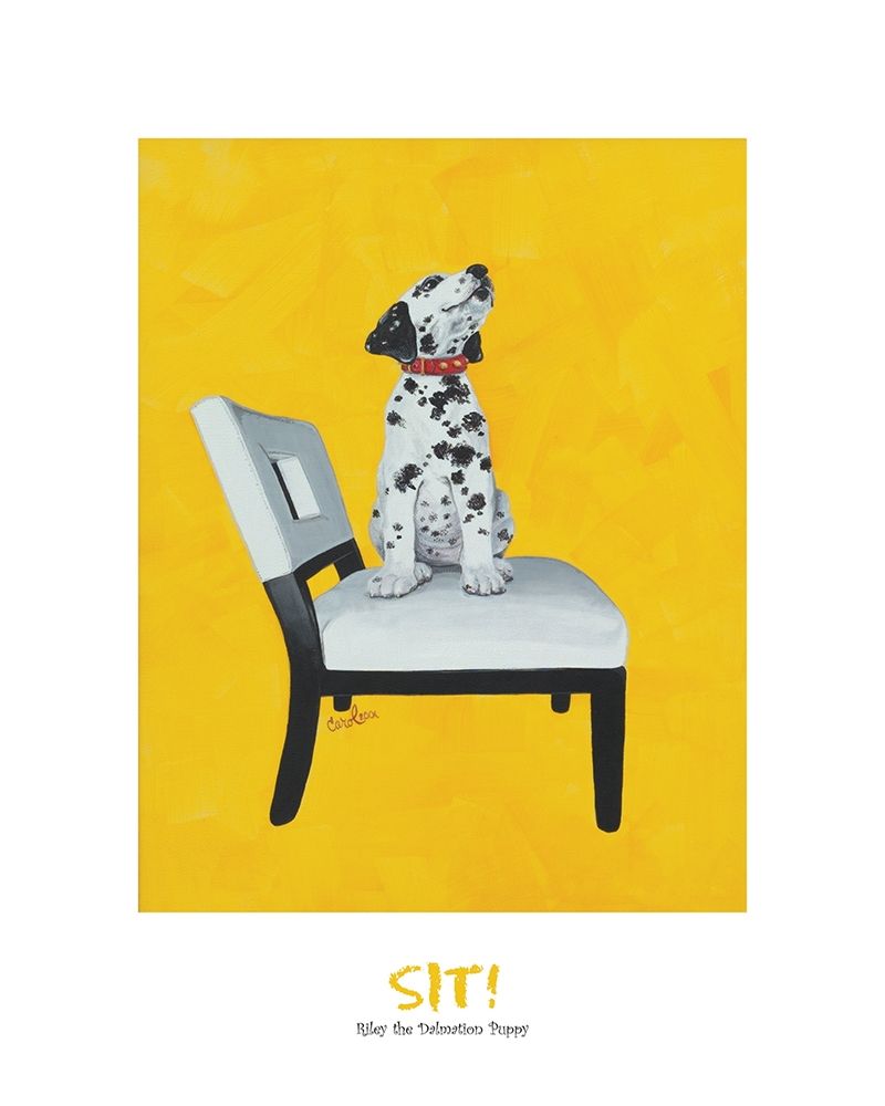 Dalmatian Sitting art print by Frontline for $57.95 CAD