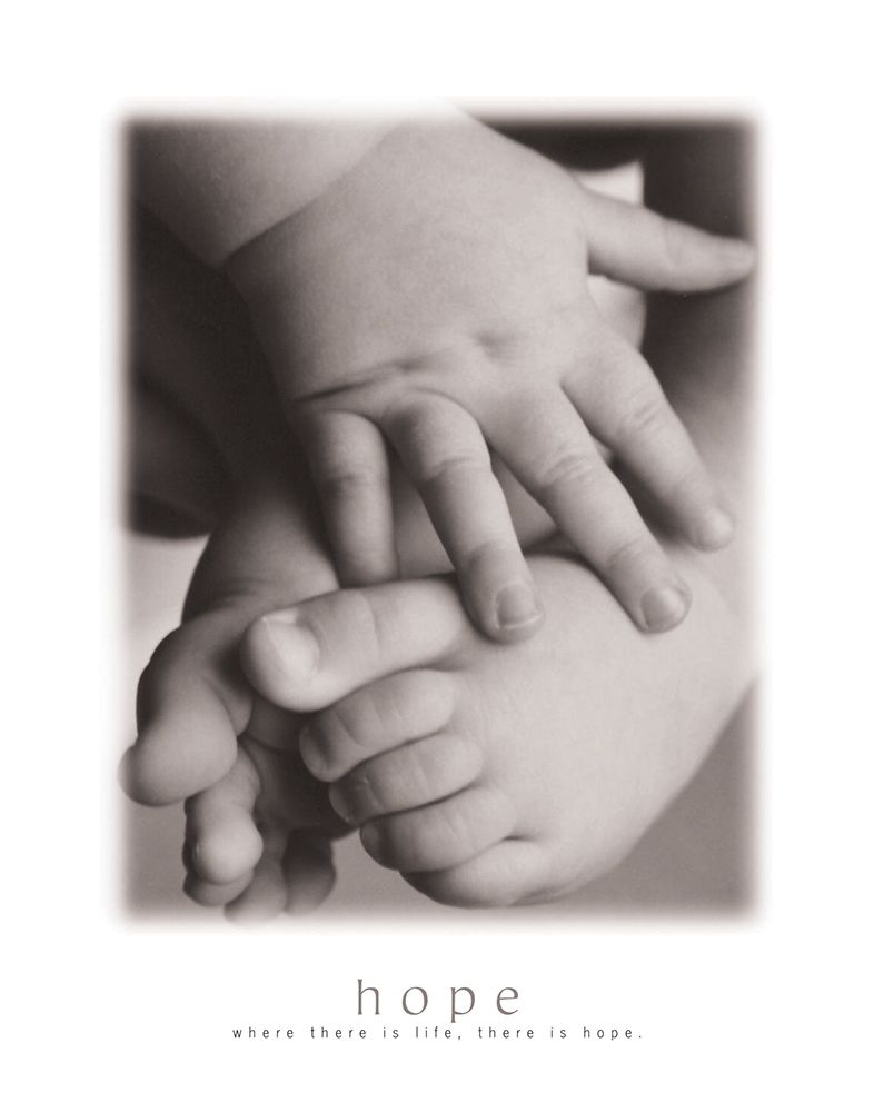 Hope - Infant Hands art print by Frontline for $57.95 CAD