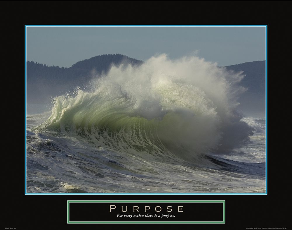 Purpose - Crashing Wave art print by Frontline for $57.95 CAD