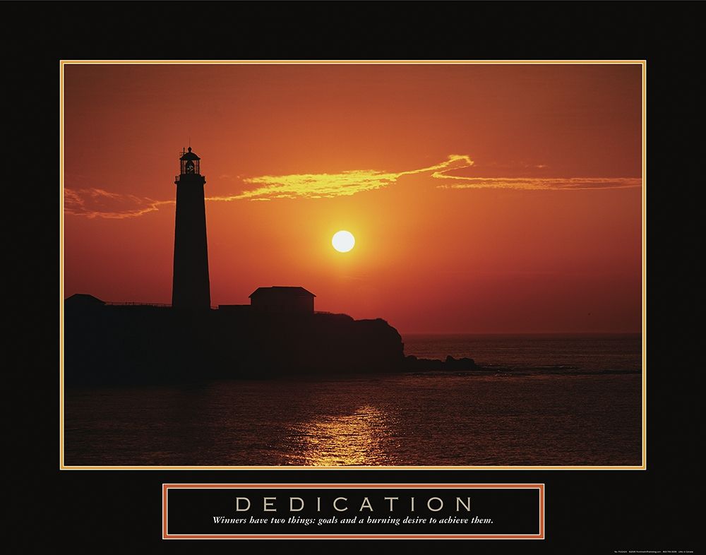 Dedication - Lighthouse art print by Frontline for $57.95 CAD
