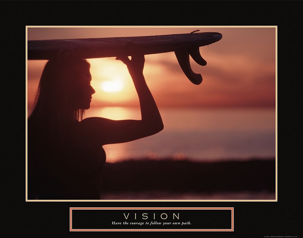 Vision - Female Surfer art print by Frontline for $57.95 CAD