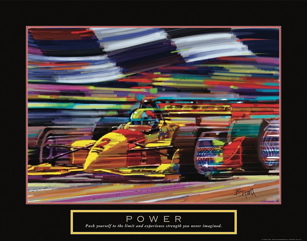 Power - Race Car art print by Frontline for $57.95 CAD