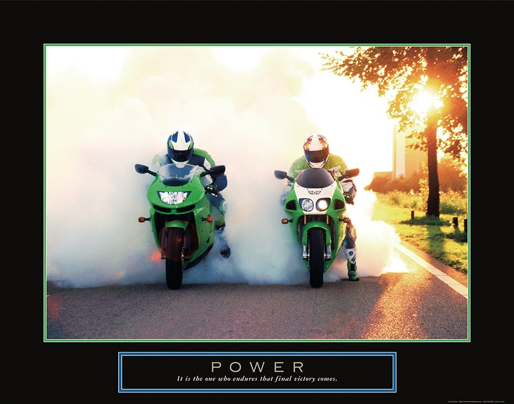 Power - Motorcycles art print by Frontline for $57.95 CAD