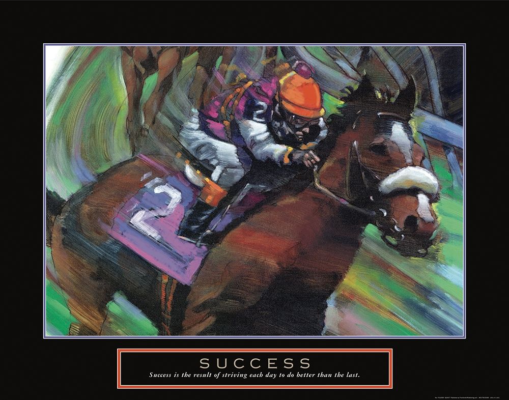 Success - Jockey art print by Frontline for $57.95 CAD