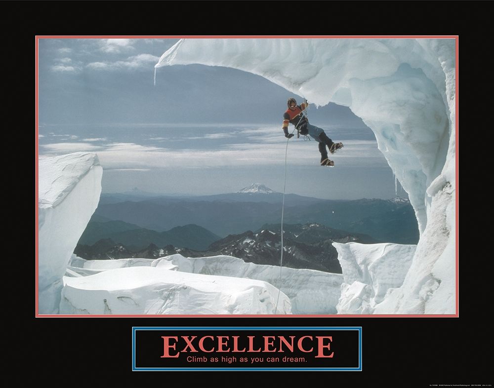 Excellence - Ice Climber art print by Frontline for $57.95 CAD