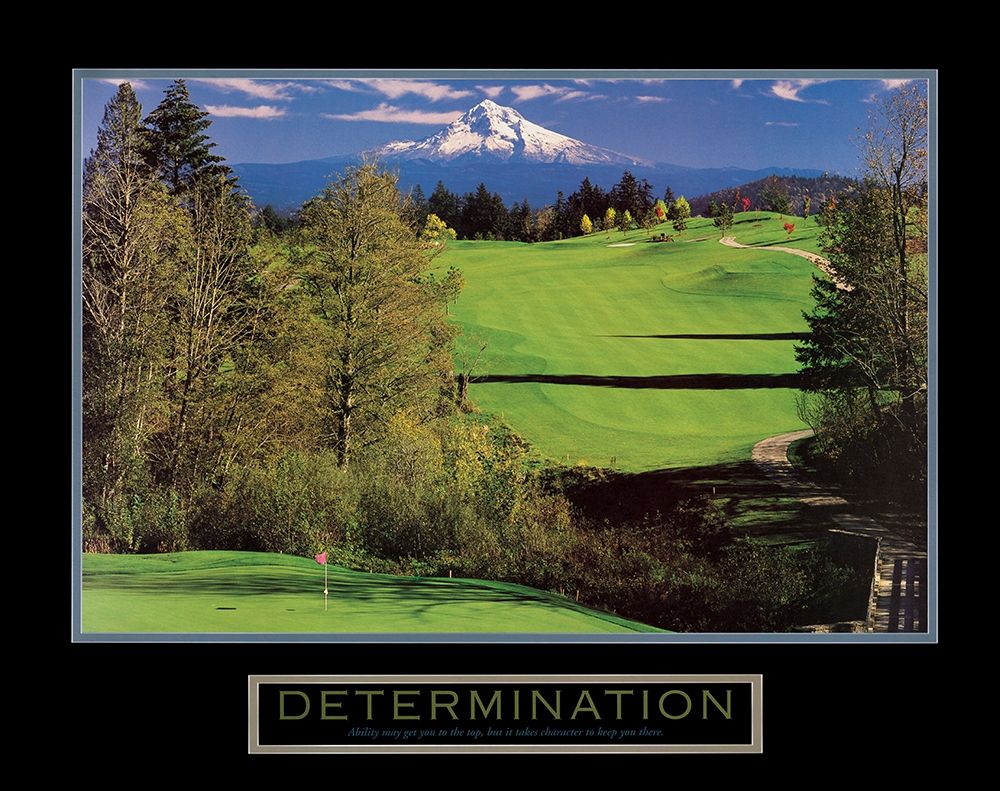 Determination - Golf art print by Frontline for $57.95 CAD
