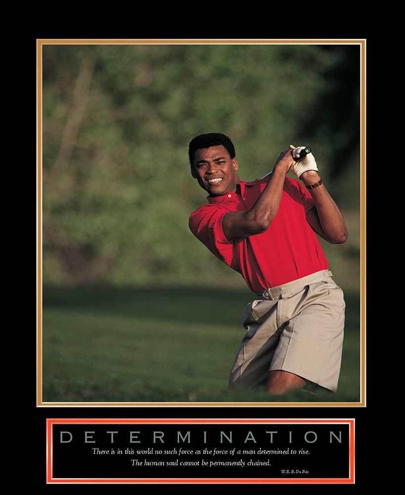 Determination - Golfer art print by Unknown for $57.95 CAD