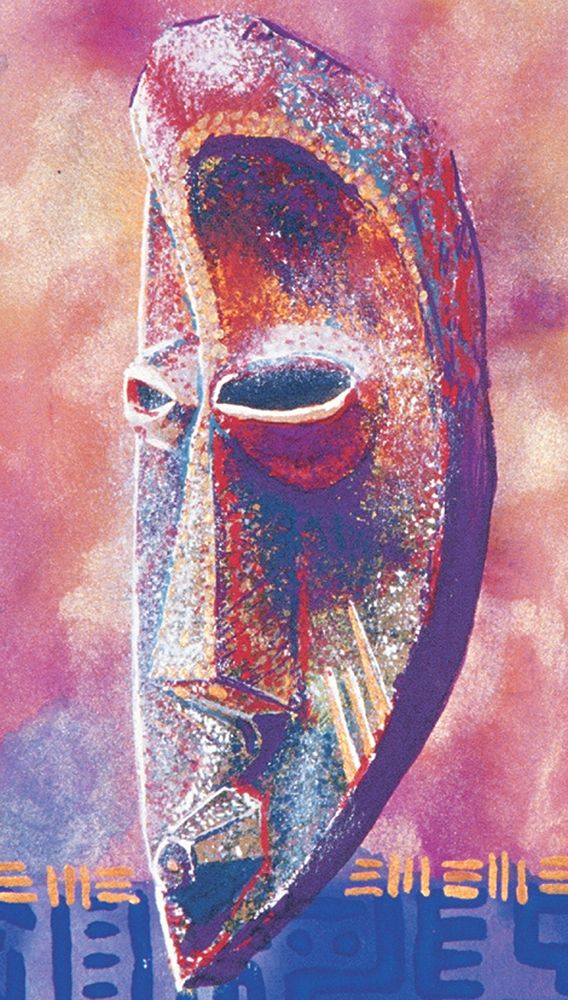 Tribal Masque III art print by Unknown for $57.95 CAD