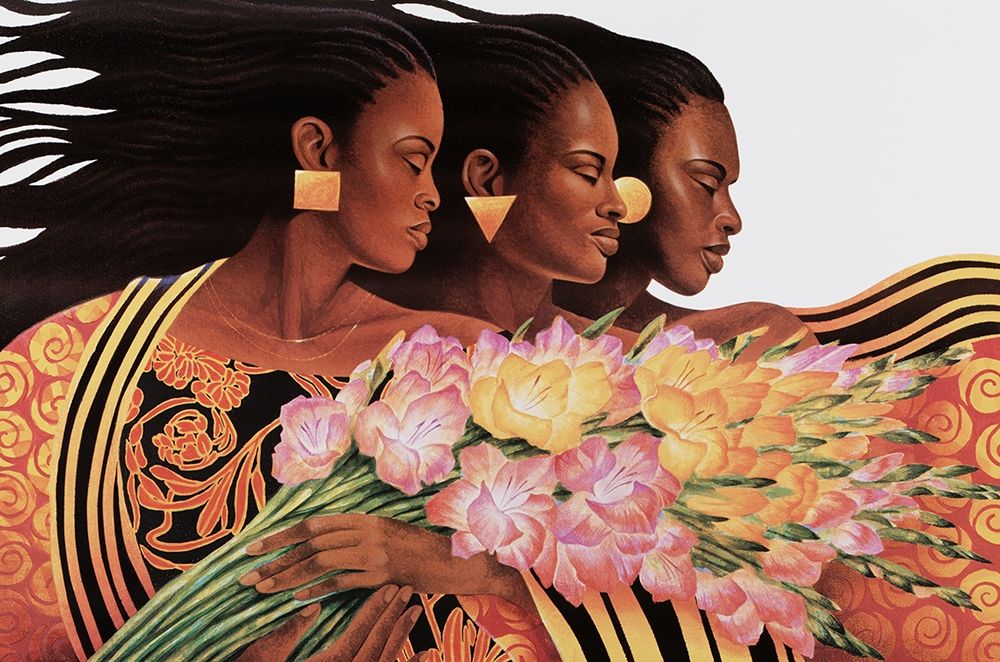 Three Beauties art print by Unknown for $57.95 CAD