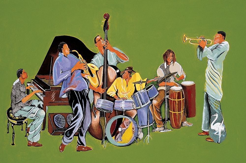Green Jazz art print by Unknown for $57.95 CAD