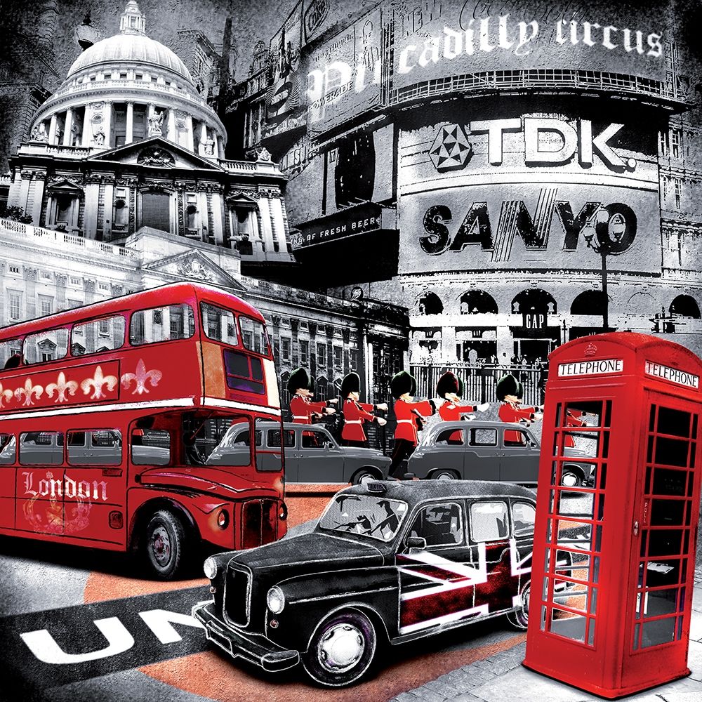 London Piccadilly Circus art print by BRAUN Studio for $57.95 CAD