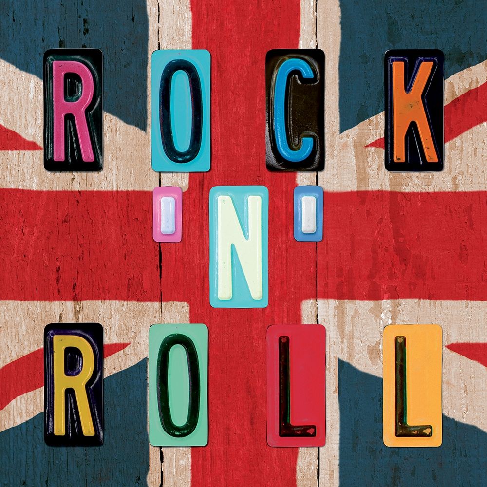 Rockn Roll British art print by BRAUN Studio for $57.95 CAD