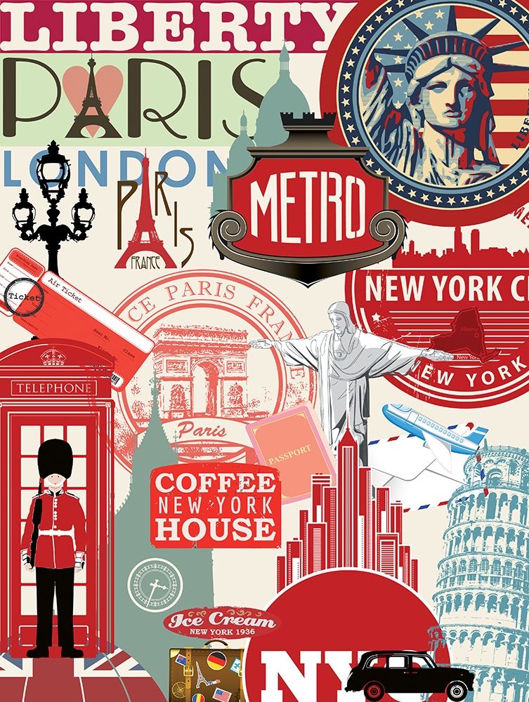 Paris Liberty art print by BRAUN Studio for $57.95 CAD
