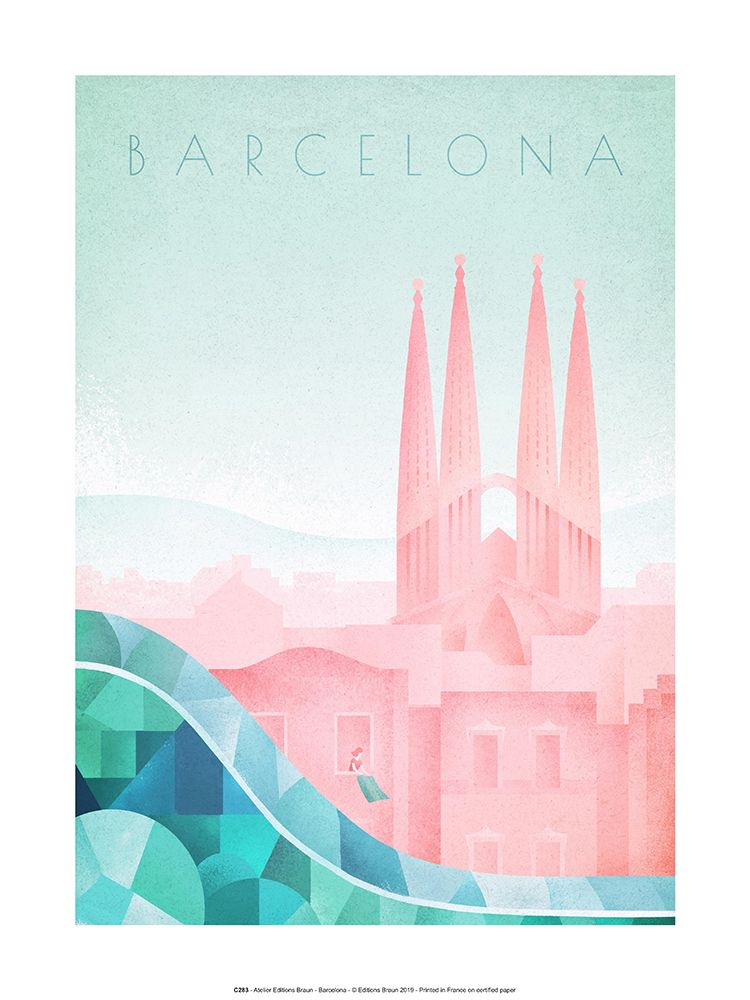 Barcelona art print by BRAUN Studio for $57.95 CAD