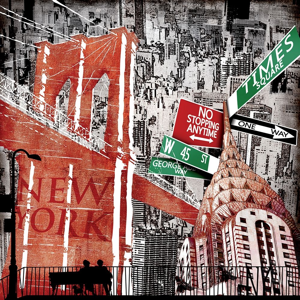 New York No Stopping art print by BRAUN Studio for $57.95 CAD