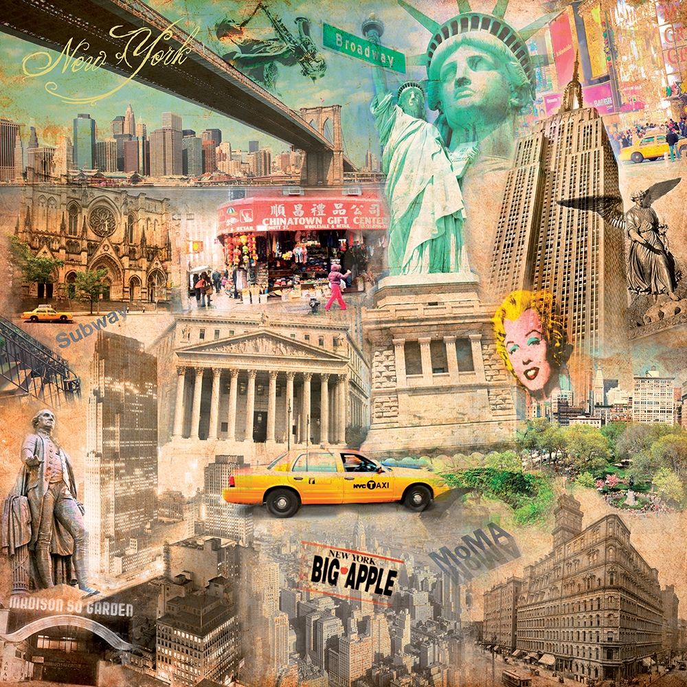 New York Big Apple art print by BRAUN Studio for $57.95 CAD