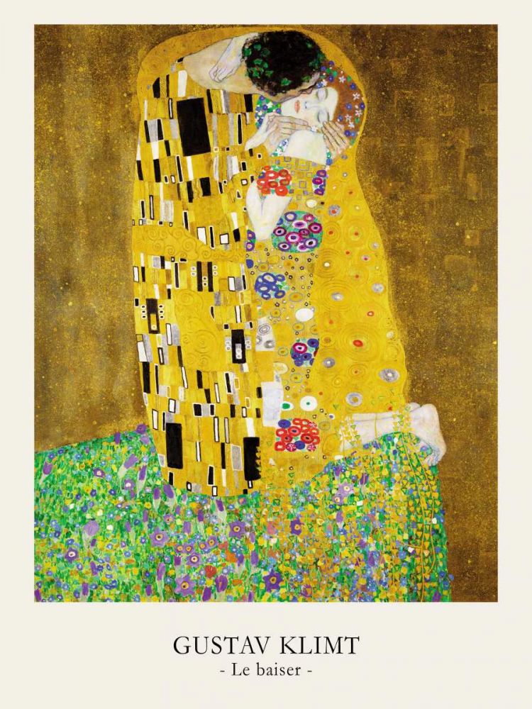 Le Baiser art print by Klimt for $57.95 CAD