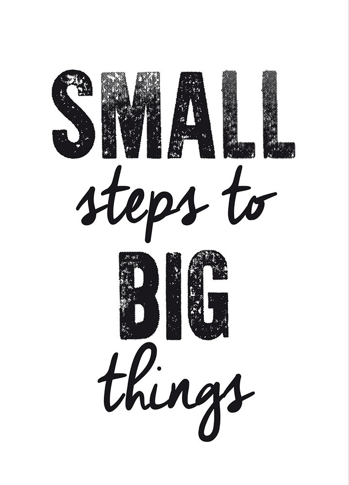 Small steps art print by BRAUN Studio for $57.95 CAD