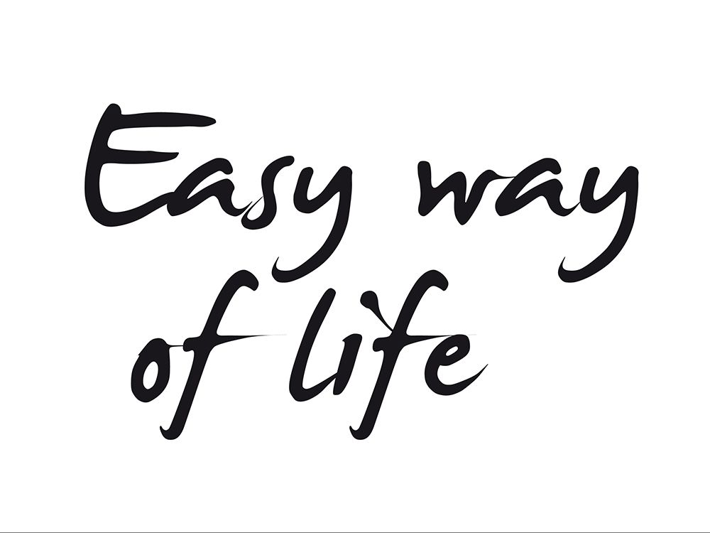 Easy way of life art print by BRAUN Studio for $57.95 CAD