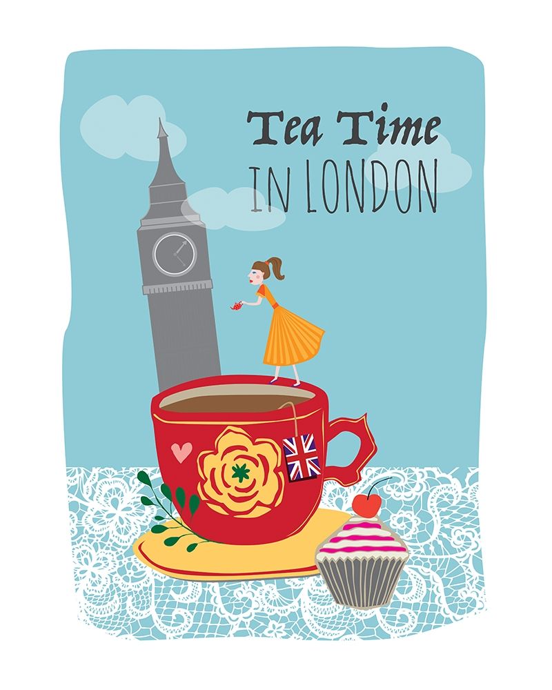 Tea Time in London art print by BRAUN Studio for $57.95 CAD