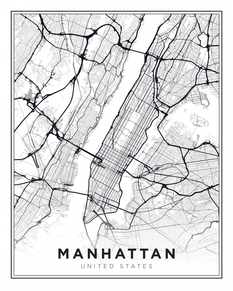 Manhattan art print by BRAUN Studio for $57.95 CAD