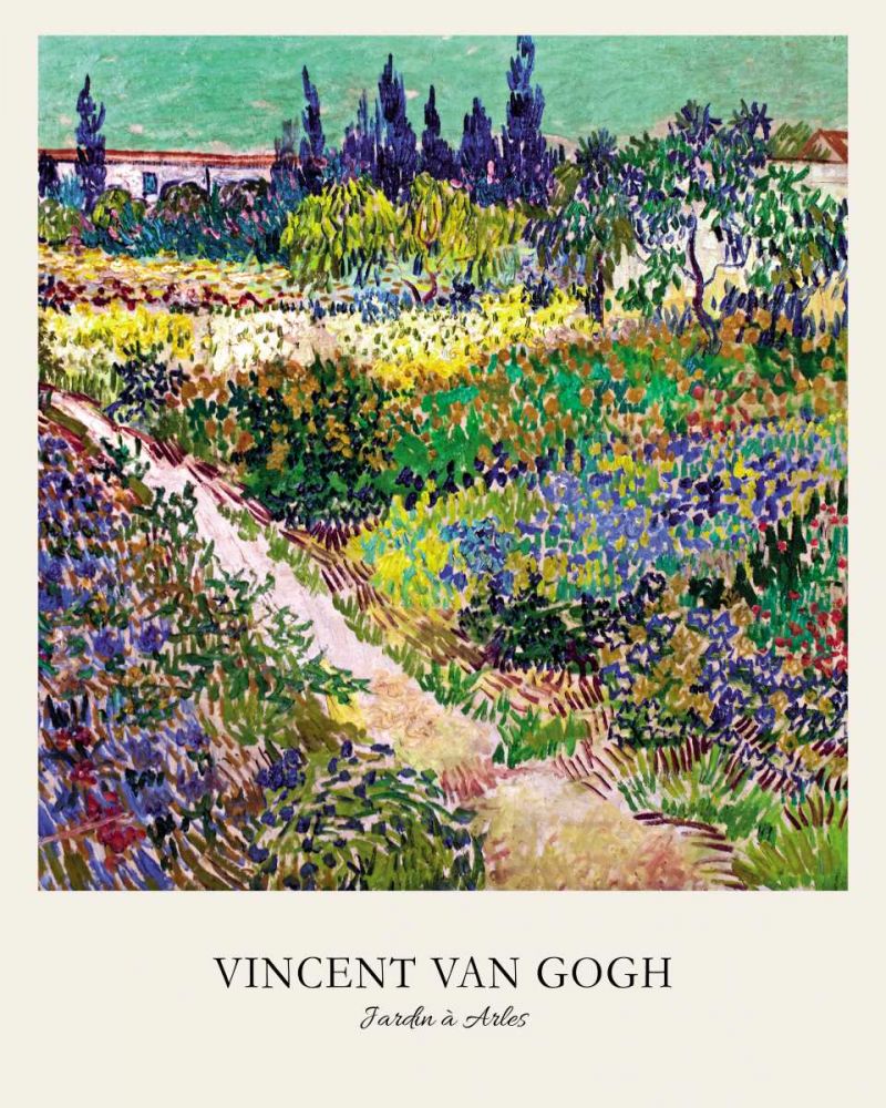Jardin a Arles art print by Vincent Van Gogh for $57.95 CAD
