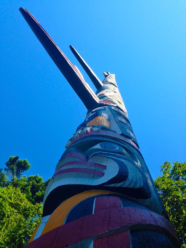 Totem Pole I art print by Grayscale for $57.95 CAD