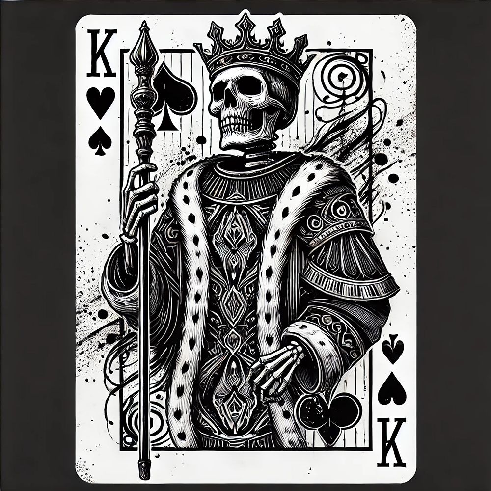 King Of Hearts art print by Grayscale for $57.95 CAD