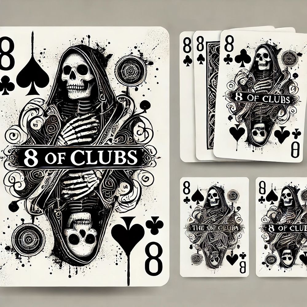 8 0F Clubs art print by Grayscale for $57.95 CAD