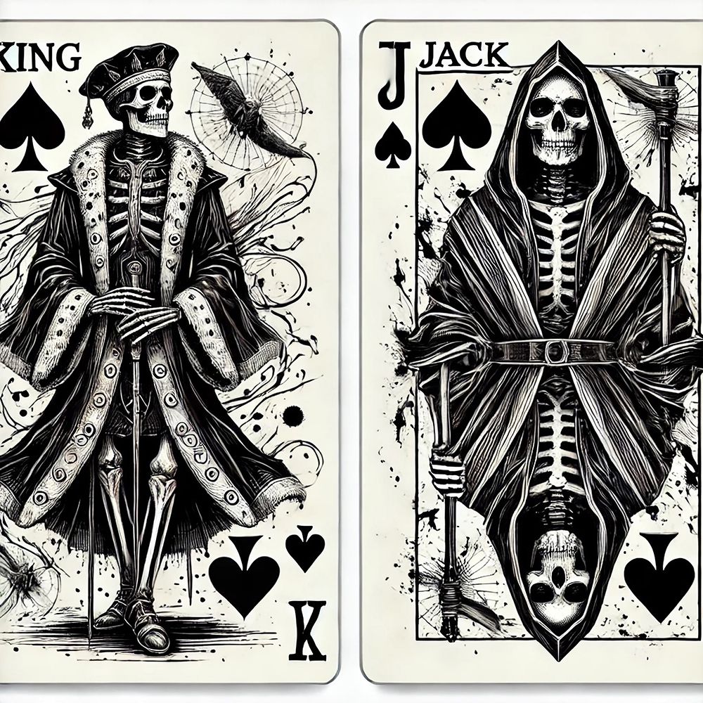 2 of Spades art print by Grayscale for $57.95 CAD