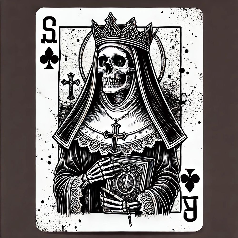 Jack of Clubs art print by Grayscale for $57.95 CAD