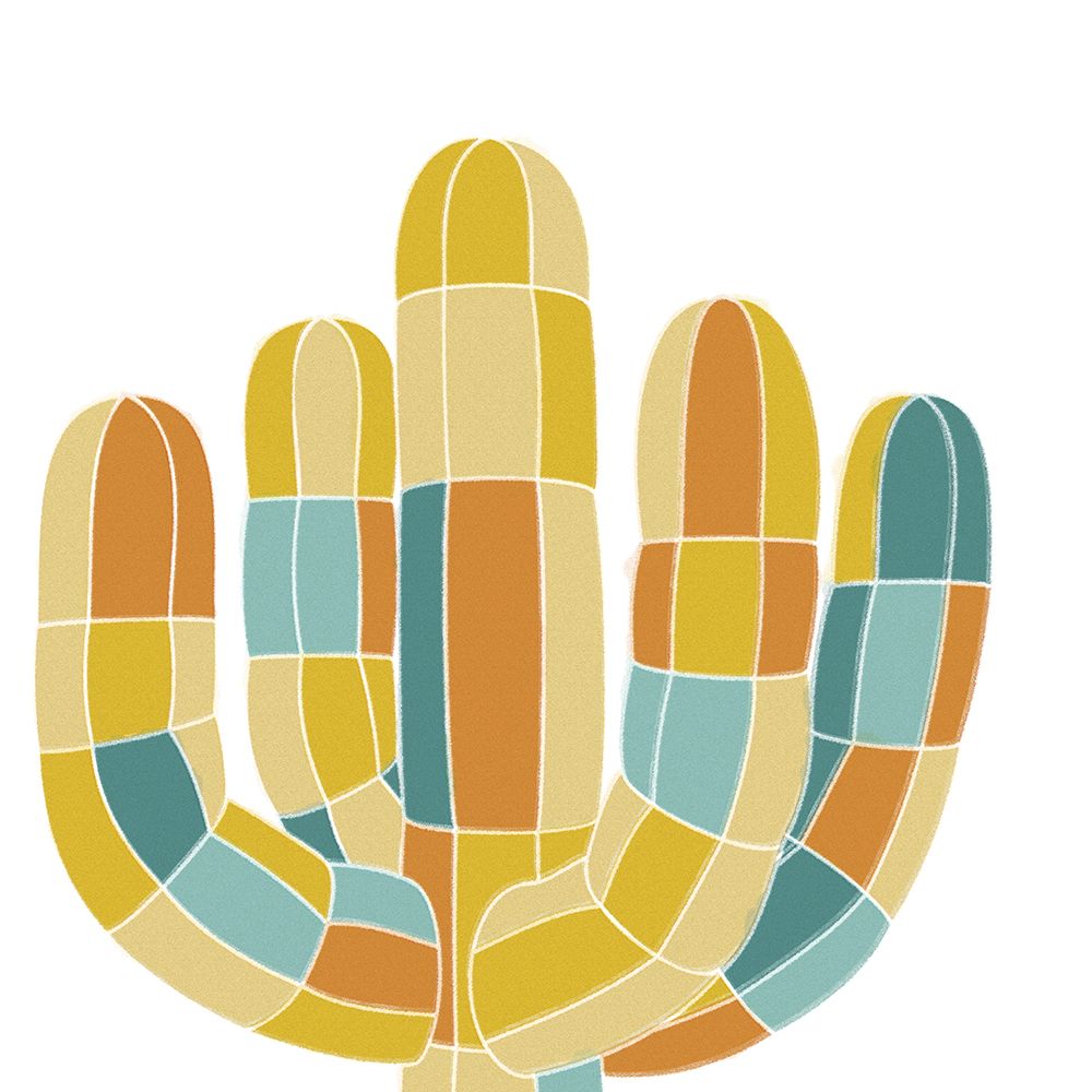 ColorBlock:Saguaro art print by William Tenoever for $57.95 CAD