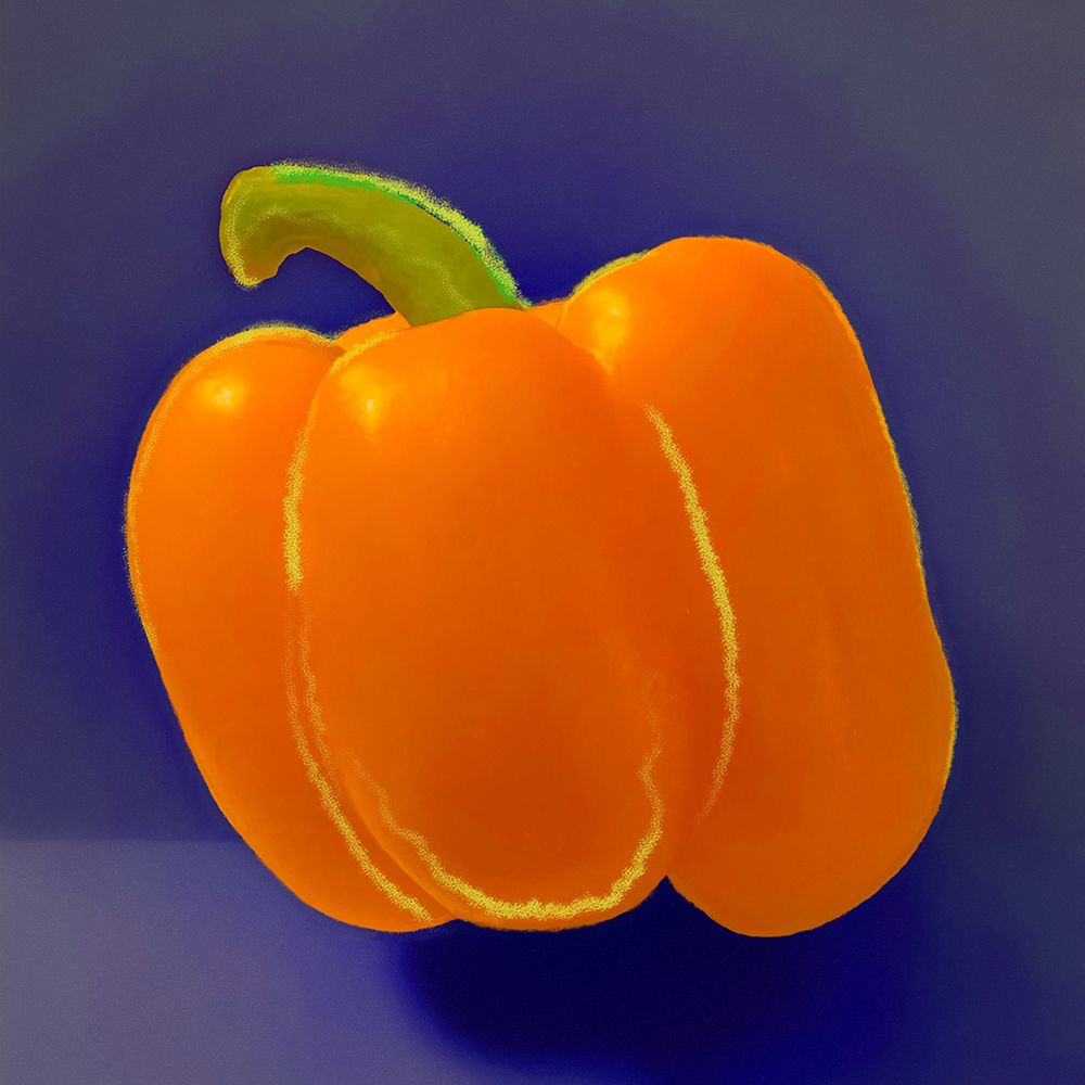Bell Pepper 2 Orange art print by William Tenoever for $57.95 CAD