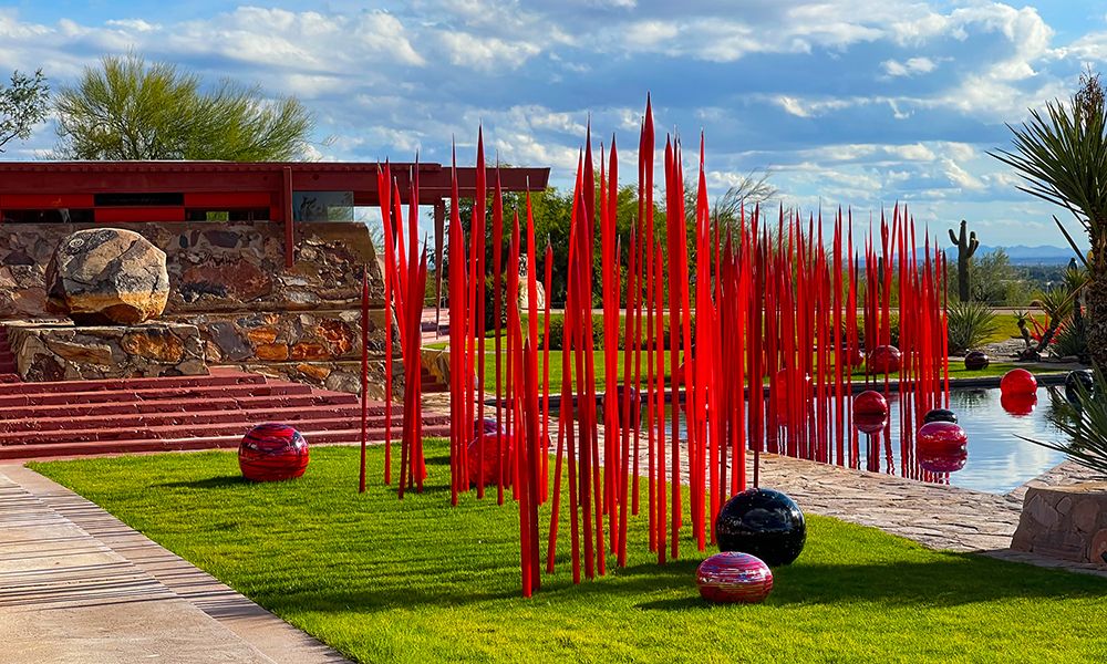 TaliesinWest/Chihuly3 art print by William Tenoever for $57.95 CAD