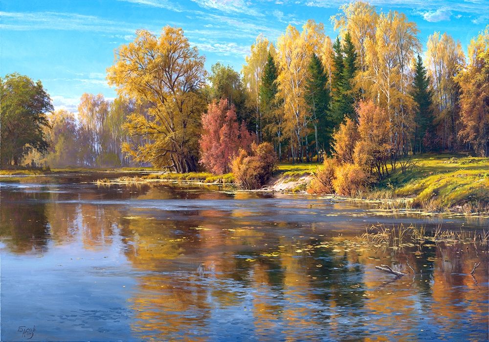 Autumn art print by Sergej Basov for $57.95 CAD