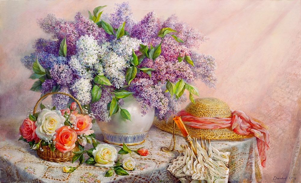 Lilac scent art print by Olga Dandorf for $57.95 CAD