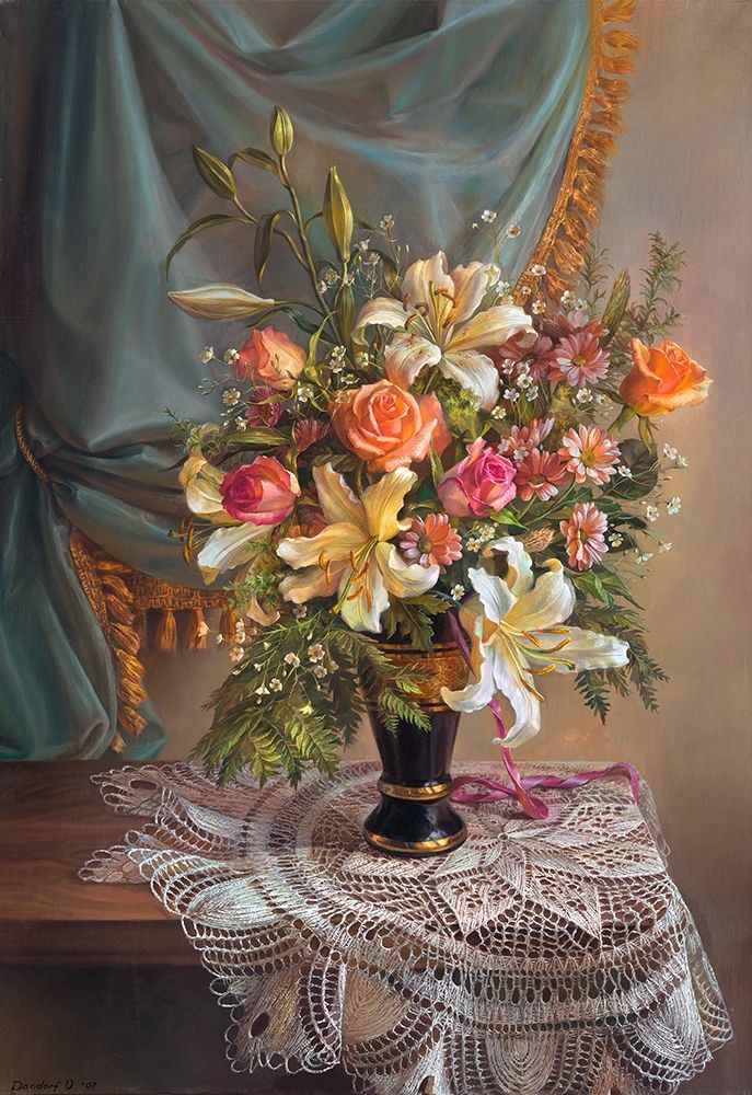 Bouquet 1 art print by Olga Dandorf for $57.95 CAD