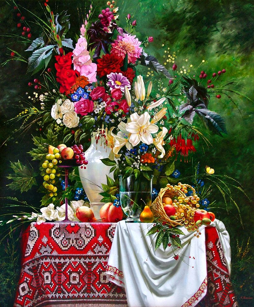Bouquet art print by Konstantin Golovin for $57.95 CAD