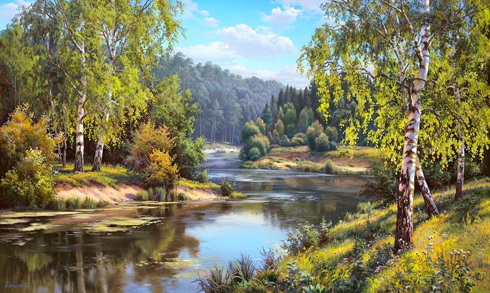 At the river art print by Igor Prishchepa for $57.95 CAD