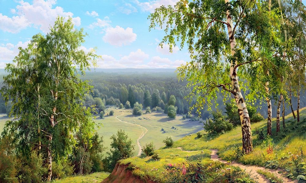 Birch valley art print by Igor Prishchepa for $57.95 CAD