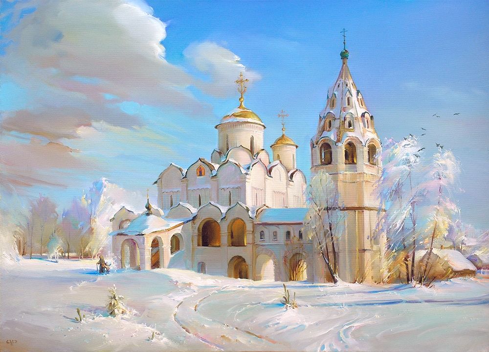 Suzdal. Pokrovsky Cathedral art print by Roman Romanov for $57.95 CAD
