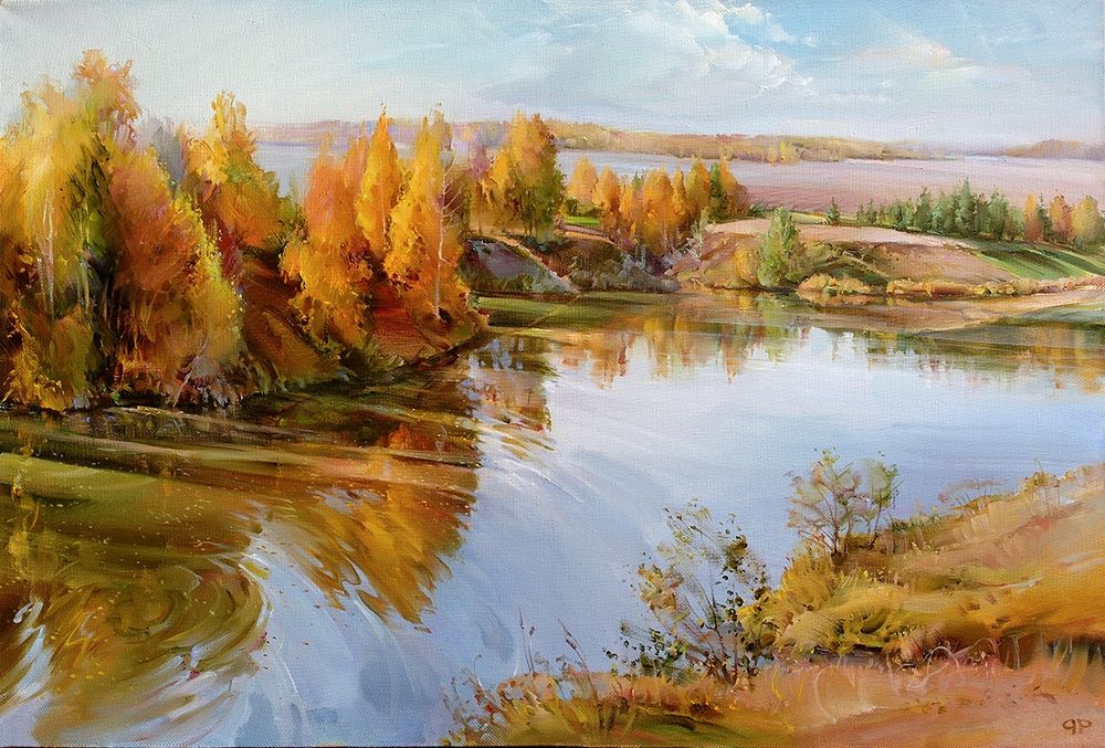 Autumn palette art print by Roman Romanov for $57.95 CAD