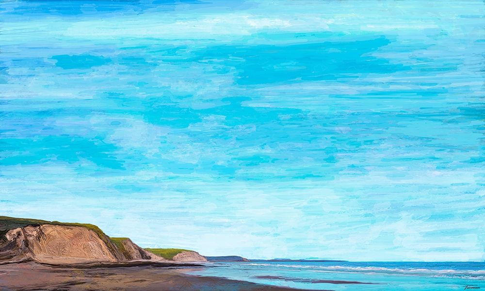 Ocean Cliffs II art print by Michael Tienhaara for $57.95 CAD