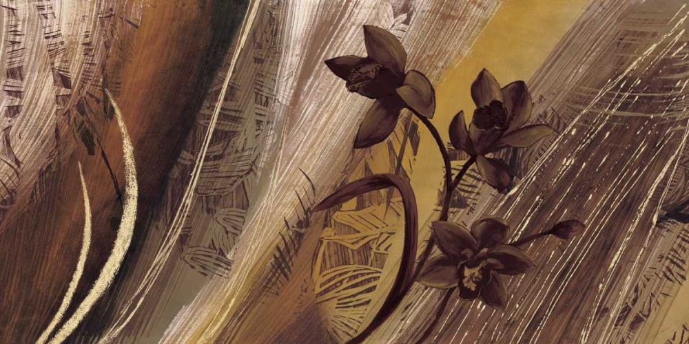 Bouquet dor I art print by Anne Brochard for $57.95 CAD