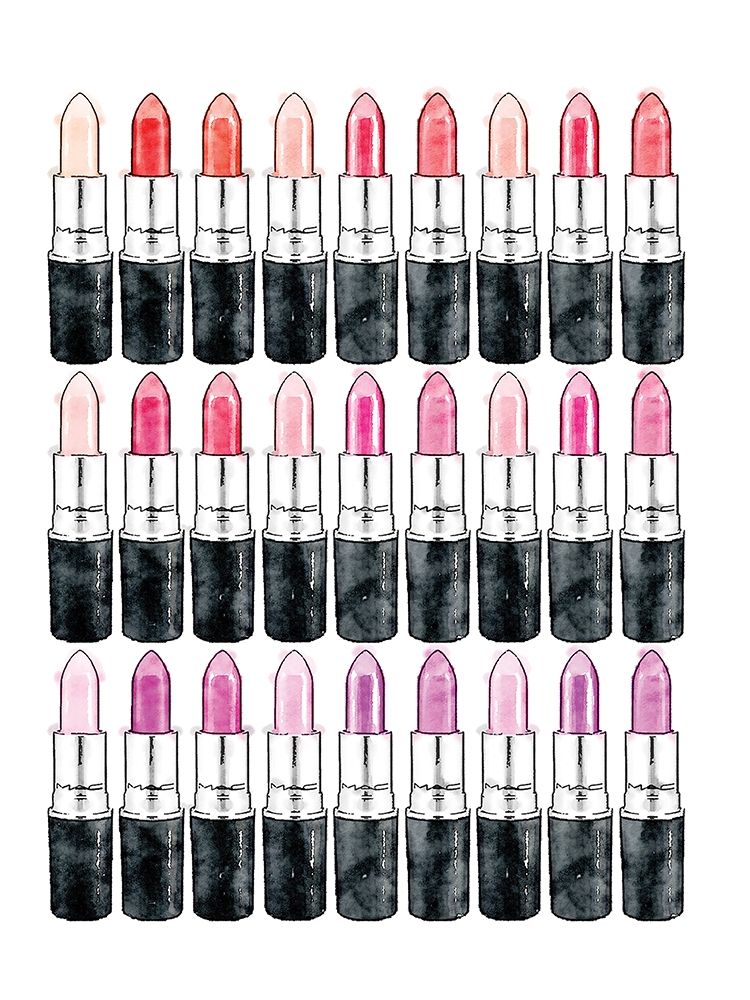 Lipsticks art print by Amanda Greenwood for $57.95 CAD