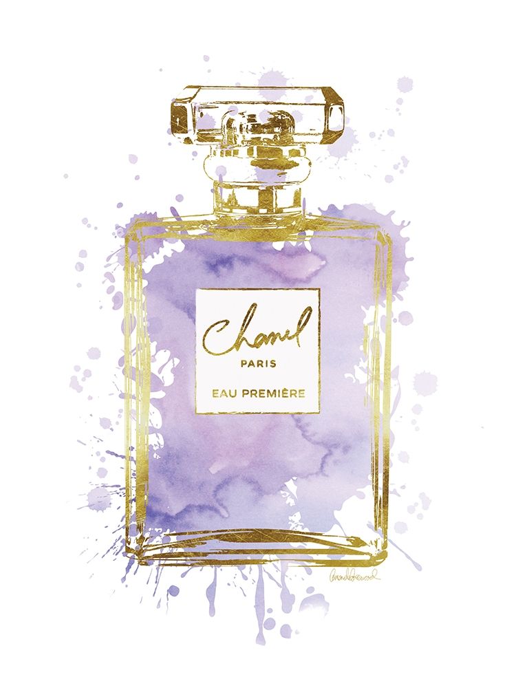 Perfume Bottle Purple art print by Amanda Greenwood for $57.95 CAD